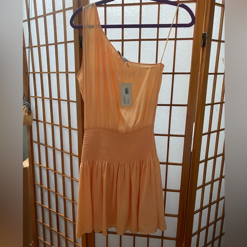 NWT- Ramy Brook Leila Dress in Orange/Sherbert/Peach